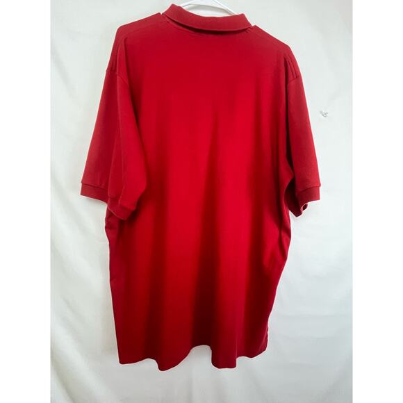 Polo Golf by Ralph Lauren Men's Size XL Red Short Sleeve 3 Button Shirt Logo - Picture 6 of 6